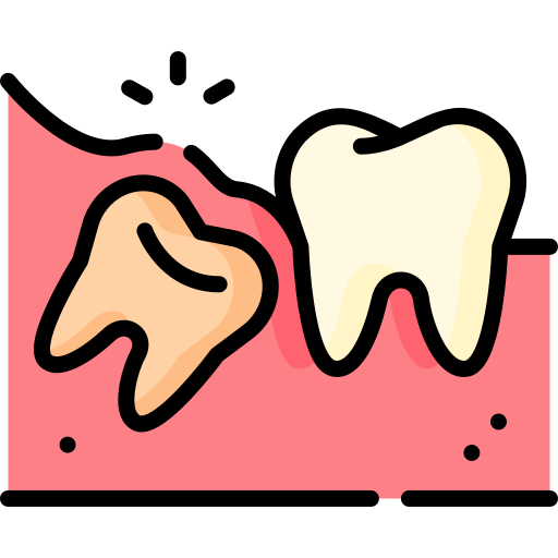 Wisdom tooth Special Lineal color icon