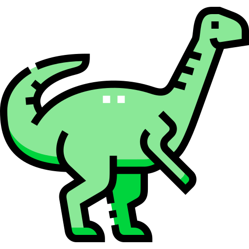 platéosaure Detailed Straight Lineal color Icône