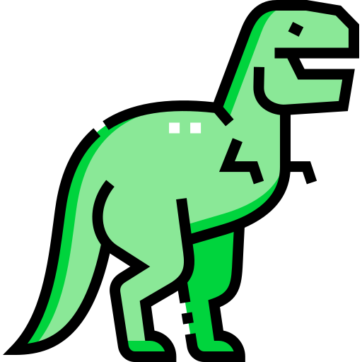 tyrannosaurus rex Detailed Straight Lineal color icon