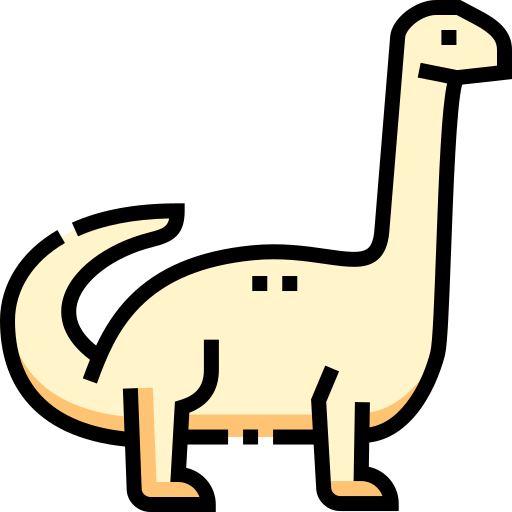 アパトサウルス Detailed Straight Lineal color icon