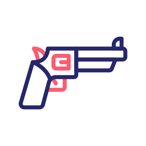 Revolver Generic Outline Color icon