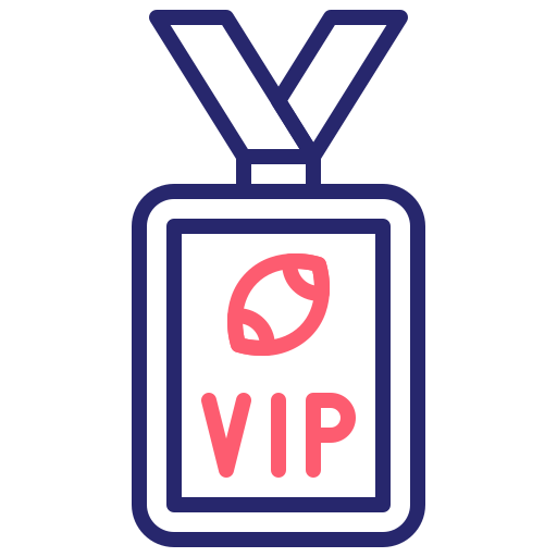 tarjeta vip Generic Outline Color icono