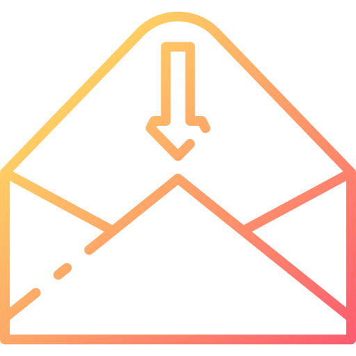 Receive mail Good Ware Gradient icon