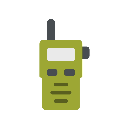 walkie-talkie Good Ware Flat icoon