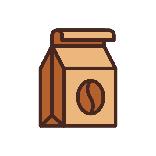 Пакетик для кофе Generic Outline Color иконка