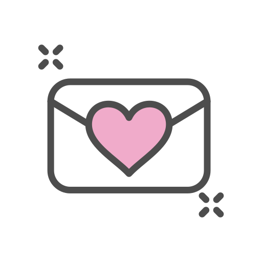 Love letter Generic Outline Color icon