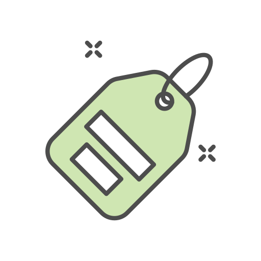 Price tag Generic Outline Color icon