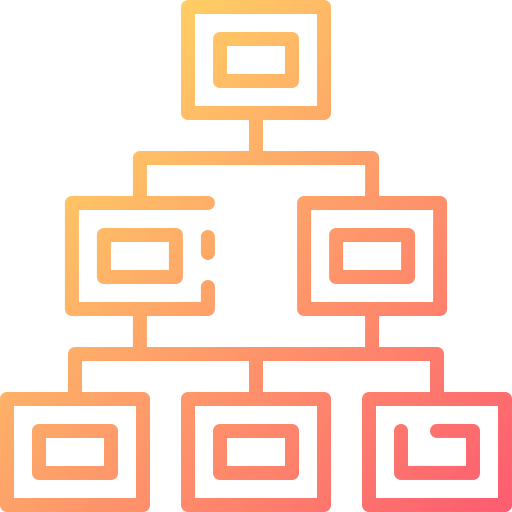 Иерархическая структура Good Ware Gradient иконка