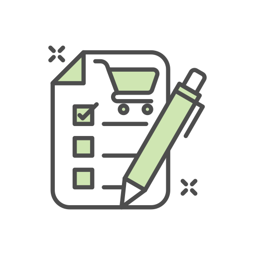 Shopping list Generic Outline Color icon