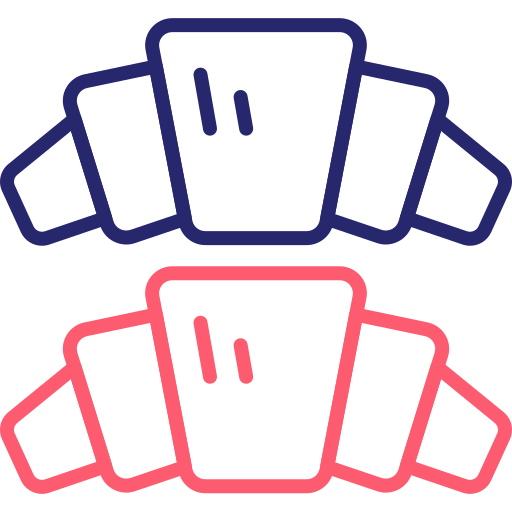 크로와상 Generic Outline Color icon