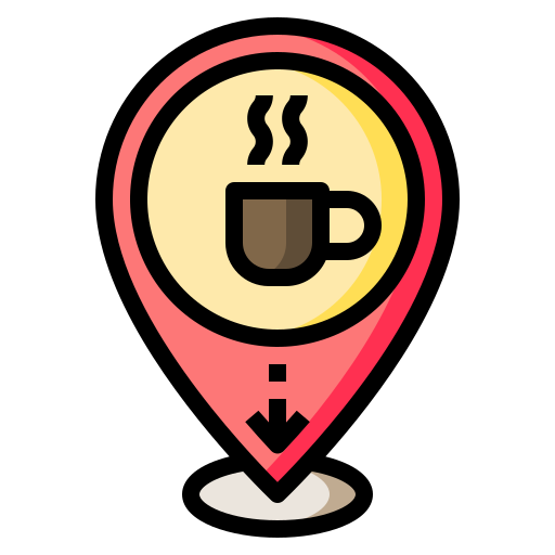 Coffee shop Catkuro Lineal Color icon
