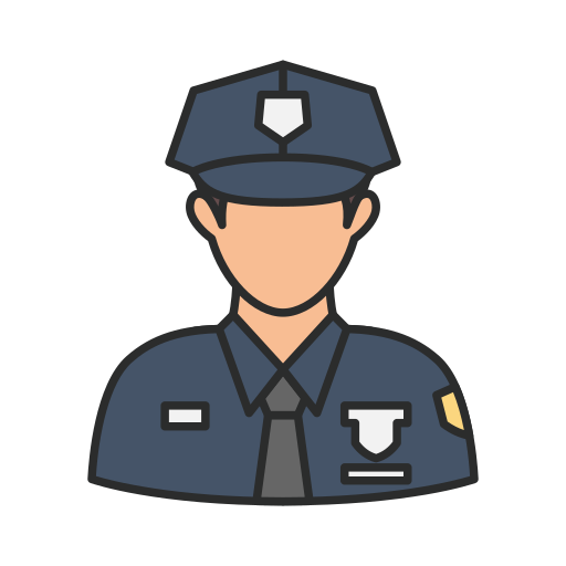 policía Generic Outline Color icono