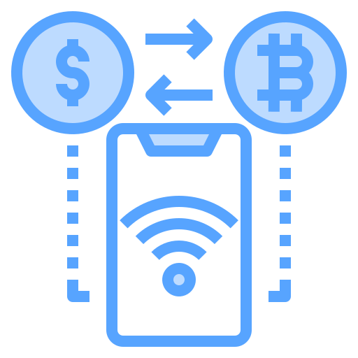 Transfer money Catkuro Blue icon