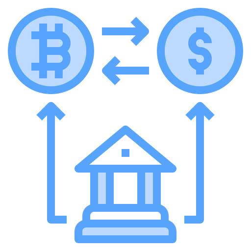 Currency exchange Catkuro Blue icon