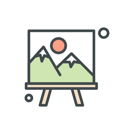 Painting Generic Outline Color icon