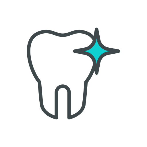 Tooth Generic Outline Color icon