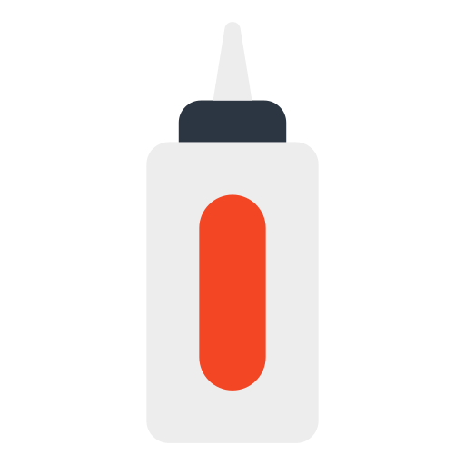 butelka ketchupu Generic Flat ikona