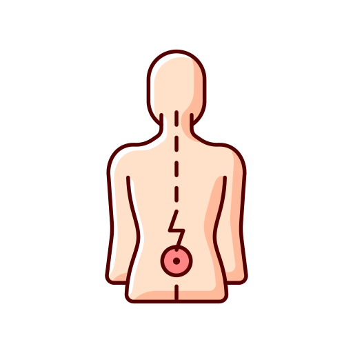 Pain Generic Thin Outline Color icon