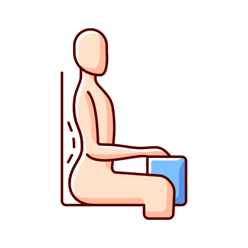 lumbar Generic Thin Outline Color icono