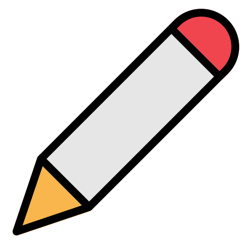 Pencil Generic Detailed Outline icon