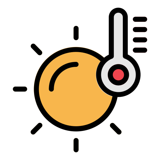 temperatuur Generic Detailed Outline icoon
