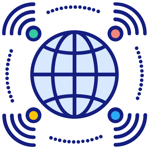 internet Generic Outline Color icon
