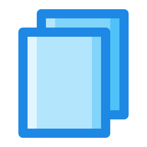 コピーオプション Generic Blue icon