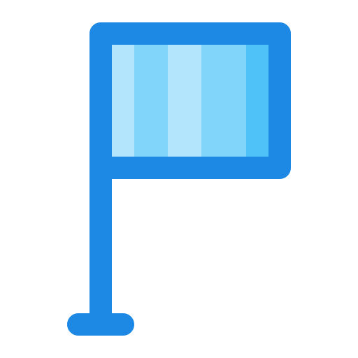 フラグ Generic Blue icon