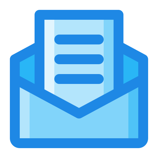 Mail Generic Blue icon