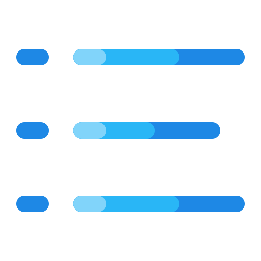 リストオプション Generic Blue icon