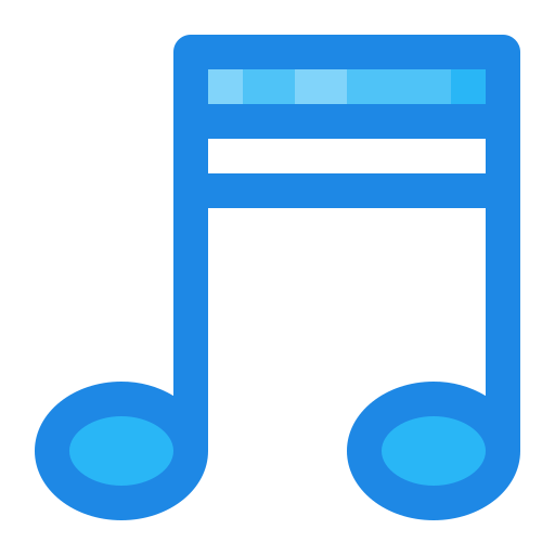 音楽ファイル Generic Blue icon