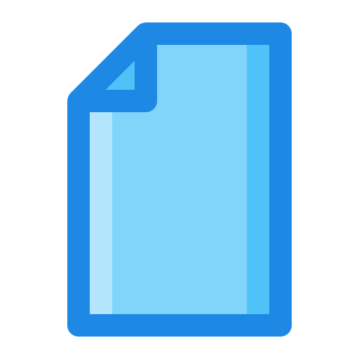 메모 용지 Generic Blue icon