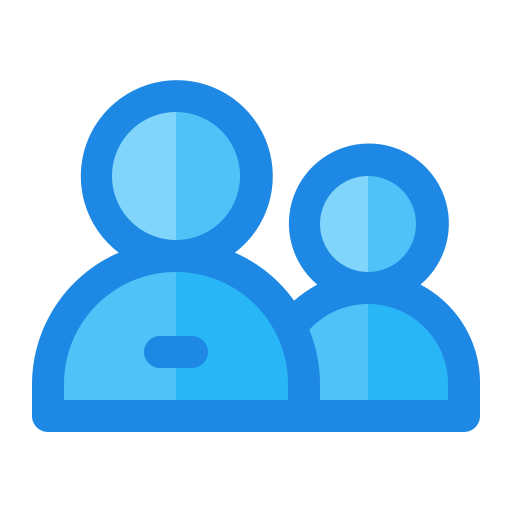 grupo de usuario Generic Blue icono