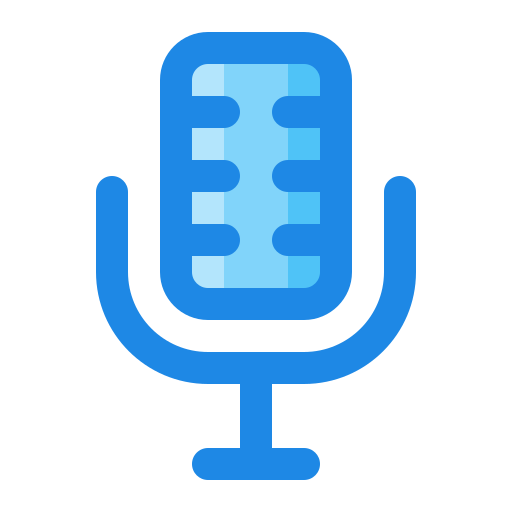 Microphone Generic Blue icon