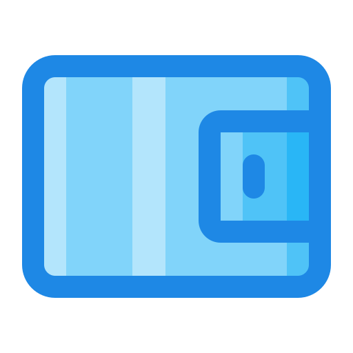 지갑 Generic Blue icon