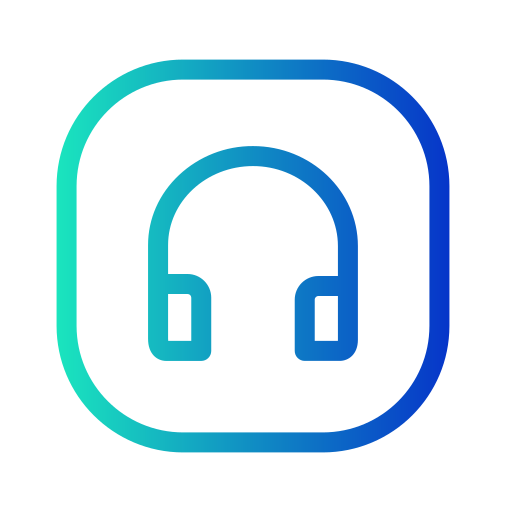 Headphone Generic Gradient icon