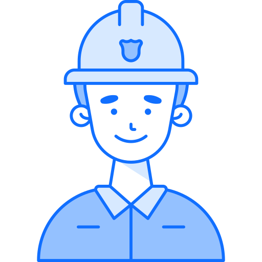 Fireman Generic Blue icon