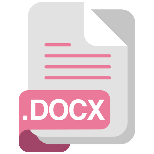 Docx file format Generic Flat icon