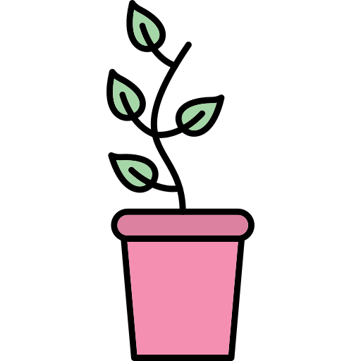 plante Generic Thin Outline Color Icône