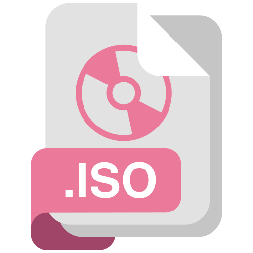 Iso file format Generic Flat icon