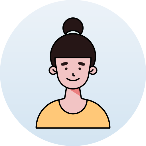 女の子 Generic Circular icon