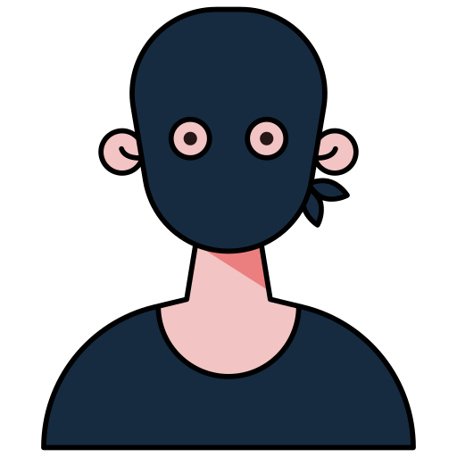 Robber Generic Outline Color icon