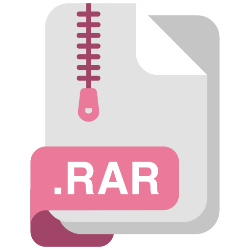 Rar file format Generic Flat icon