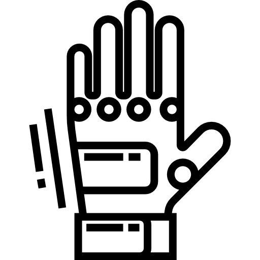 グローブ Detailed Straight Lineal icon