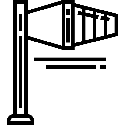 風のサイン Detailed Straight Lineal icon