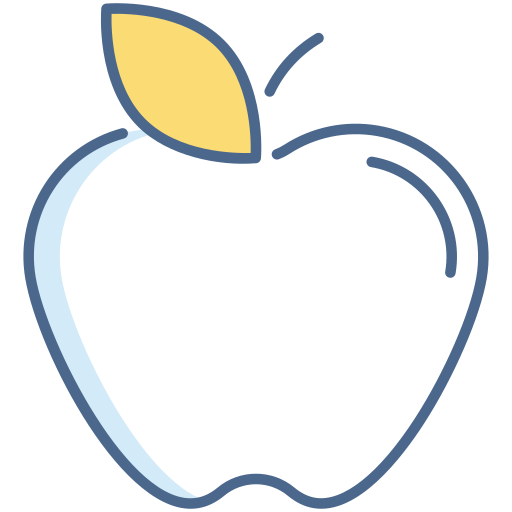 manzana Generic Outline Color icono