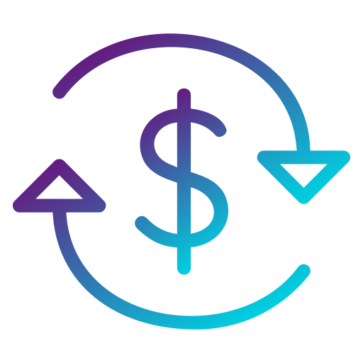 Currency exchange Generic Gradient icon