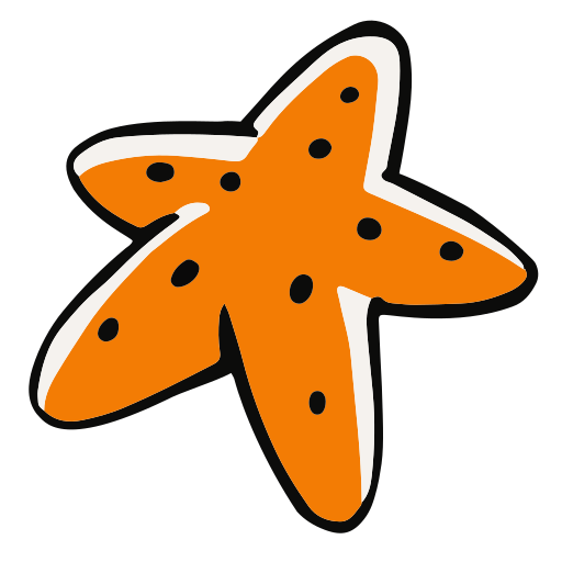 estrella de mar Generic Hand Drawn Color icono