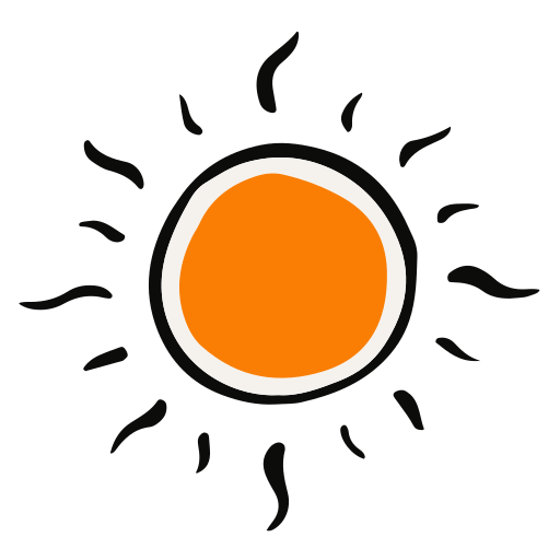 太陽 Generic Hand Drawn Color icon