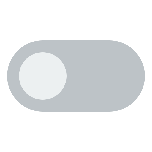 botón de activación Generic Flat icono